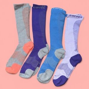Tommie Copper Women’s Over the Calf Compression Socks - 4-6.5